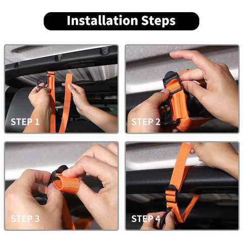 2 x Roll Bar Coat Hanger Clothes Hook For Universal Car Accessories | CheroCar