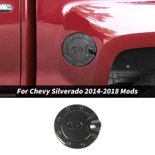 For 2014-2018 Chevy Silverado/GMC Sierra Fuel Tank Door Panel Cap Cover Trim