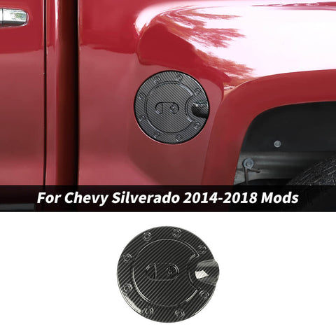 For 2014-2018 Chevy Silverado/GMC Sierra Fuel Tank Door Panel Cap Cover Trim