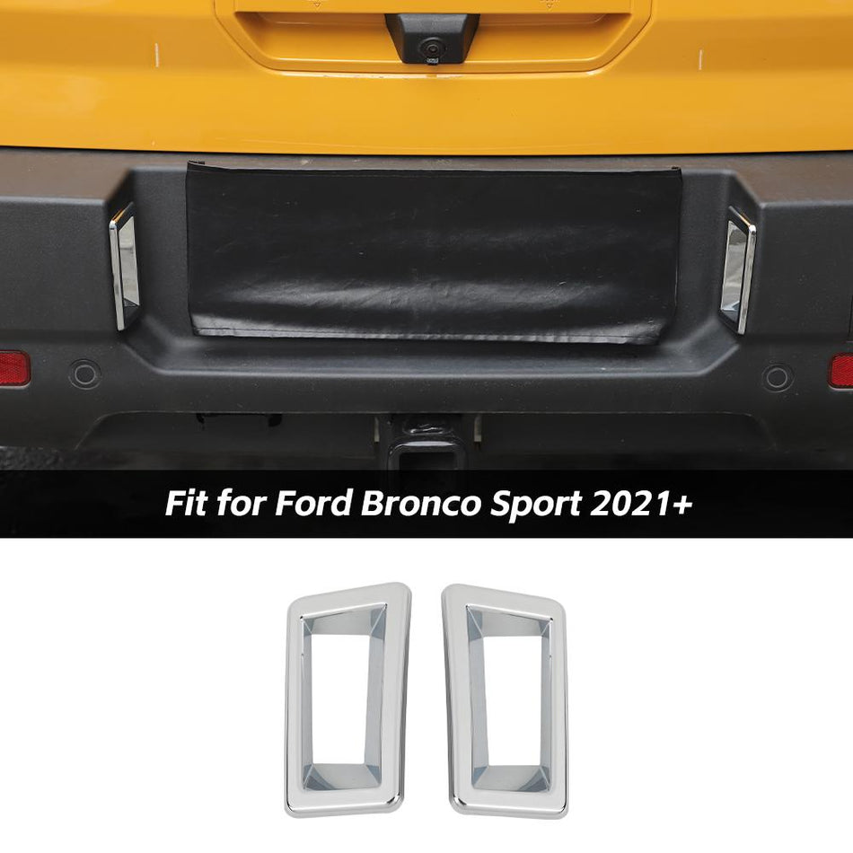 For 2021+ Ford Bronco Sport Rear License Plate Lamp Cover Decoration