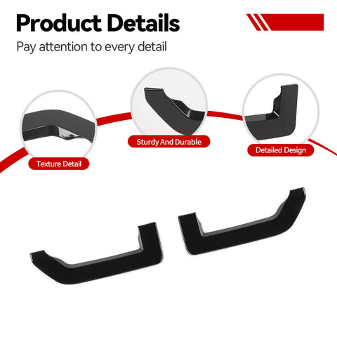 For 2021+ Ford Bronco Sport Fender Side Air Vent Leaf Plate Cover Trim