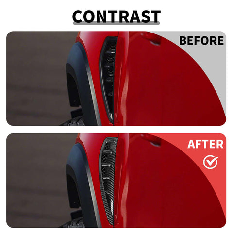 For 2018+ Dodge RAM Side Fender Vent Intak Cover Trim