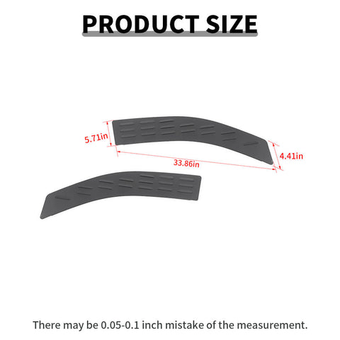 For 2014+ Chevy Colorado/GMC-CANYON Front Window Glass Louvers Air Vent Shade Panel