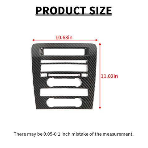 For 2009-2013 Ford Mustang Interior Central Control CD Navigation Panel Trim Cover