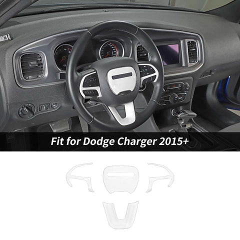 Steering Wheel Decor Cover Trim for Dodge Challenger & Charger 2015+｜CheroCar