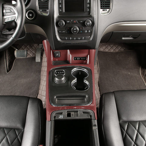 For 2014-2020 Dodge Durango Center Console Gear Shift Panel Cover Trim