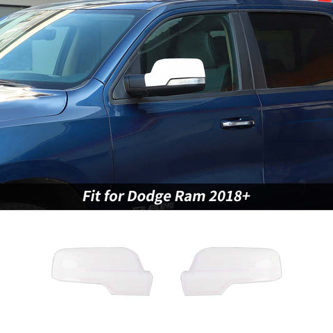 Exterior Rear View Mirror Decor Cover Trim For Dodge Ram 2018+ Accessories | CheroCar