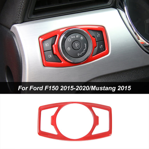 Interior Trim Full Set Available Separately Red For Ford F150 2015-2020 Accessories | CheroCar