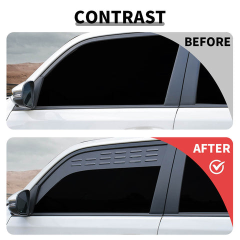 For 2010-2023 4Runner Front Window Louver Ventilation Air Vent Panel Cover