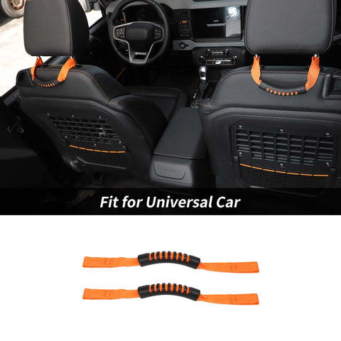 Car Rear Seat Back Headrest Grab Handle Set For Universal Car Accessories | CheroCar