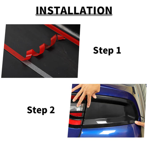 For 2015+ Dodge Charger Rear Tail Light/Wheel Eyebrow Lamp Bezel Cover Kit