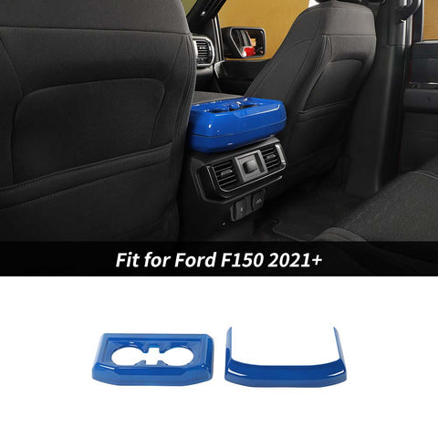 Interior Rear Cup Holder Panel Trim Cover For Ford F150 2021+ Accessories | CheroCar