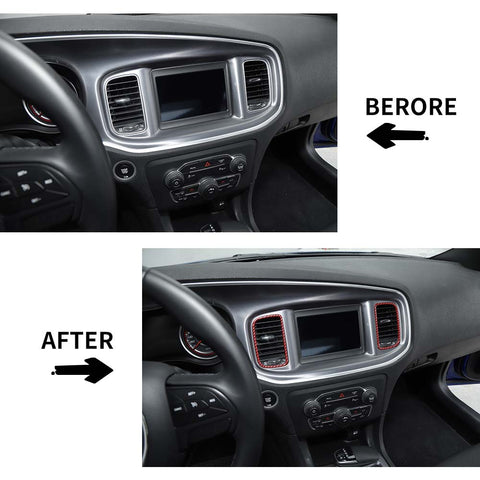 Dashboard Air Outlet Vent Cover Trim For Dodge Charger 2011+ Accessories | CheroCar