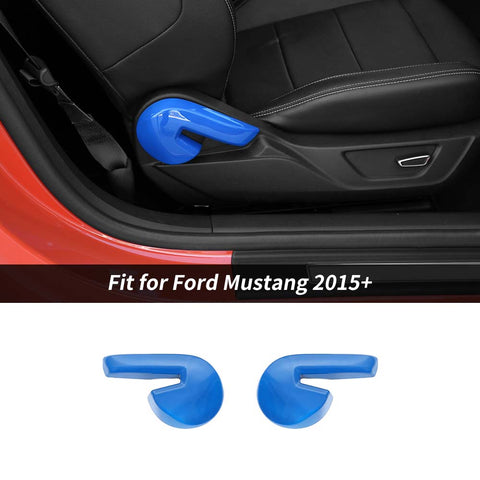 Seat Backrest Adjust Handle Button Cover Trim For Ford Mustang 2015+ Accessories | CheroCar