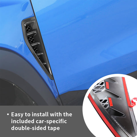 For 2018+ Dodge RAM Side Fender Vent Intak Cover Trim