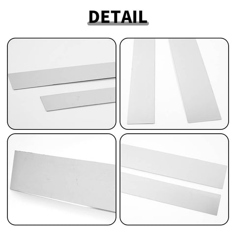 For 2011+ Dodge Ram Car Rear Sliding Window Cover Trim Strips