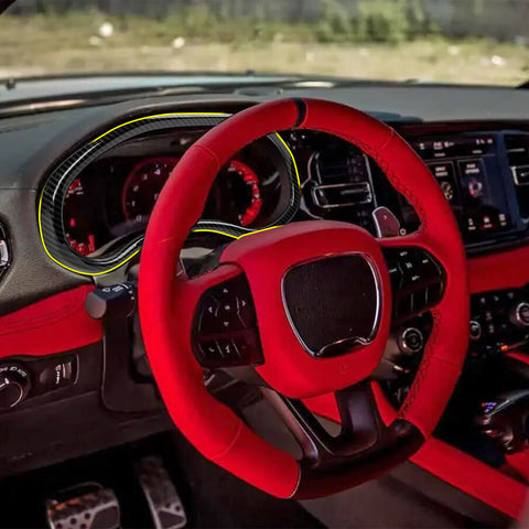 For 2021+ Dodge Durango Dashboard Panel Cover Trim Instrument Frame