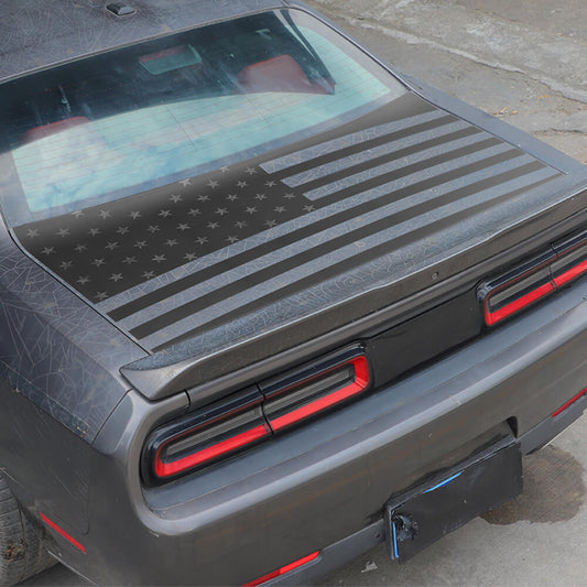 For 2015+ Dodge Challenger Rear Trunk Tail Box Upper Sticker Cover
