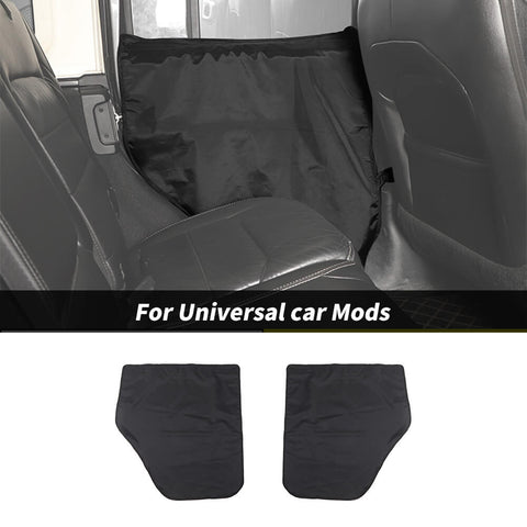 For Universal Car 2PCS Pet Scuff Cover Mat Left/Right Car Door Guard Storage Bag