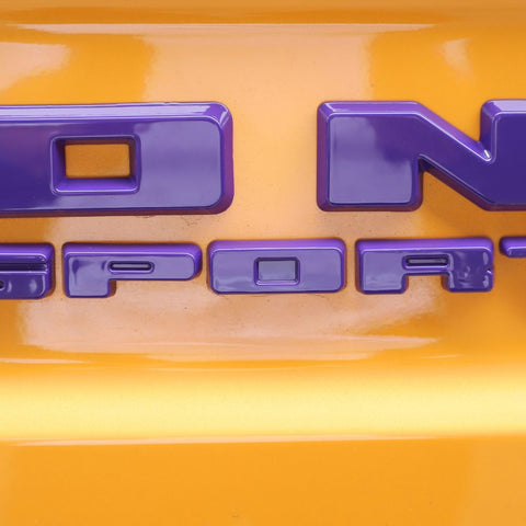 For 2021+ Ford Bronco Sport Rear Grille Logo Letters Decals Stickers Cover