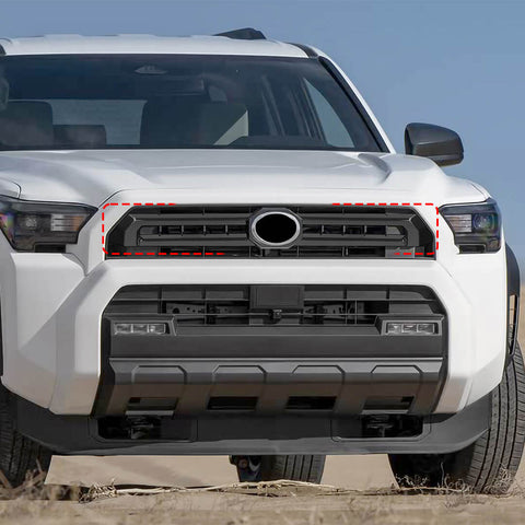 For 2024+ 4Runner Front Middle Grille Inserts Bezel Cover Trim