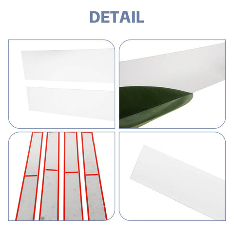 For 2009-2017 Dodge Ram Door Window Polished Chrome Pillar Post Trim