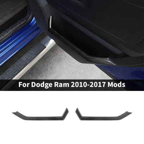 For 2010-2017 Dodge RAM Inner Rear Door Storage Strip Trim Cover