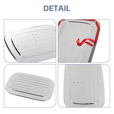 For 2011+ Dodge Durango Fuel Tank Door Cover Gas Lid Cap Trim US Flag