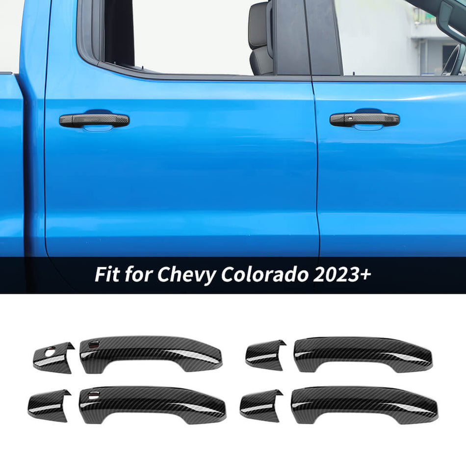 For Chevy 2023+ Colorado/Canyon/ 2019+ Silverado/GMC Sierra Smart Key Door Handle Trim Cover