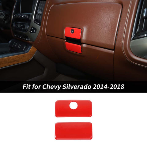 Co-pilot Storage Box Handle Cover Trim For 2014-2018 Chevy Silverado 1500 & GMC Sierra 1500｜CheroCar