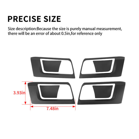 For 2010-2023 Toyota 4Runner Inner Door Handle Bowl Cover Trim Decor