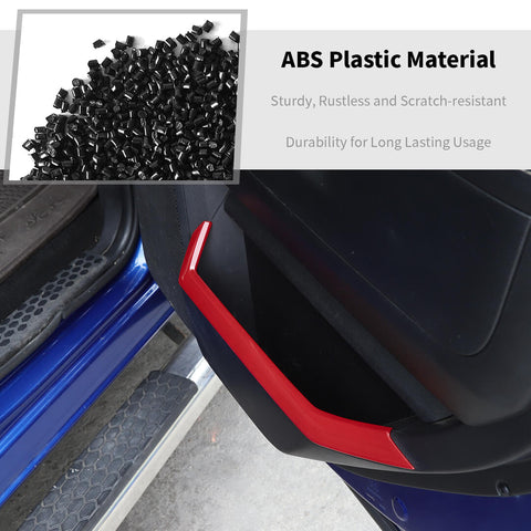 For 2010-2017 Dodge RAM Inner Rear Door Storage Strip Trim Cover