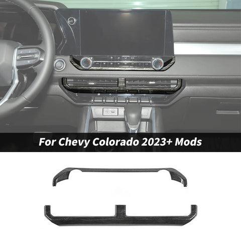 For 2023+ Chevy Colorado/GMC-CANYON Center Console Control Panel Trim Cover