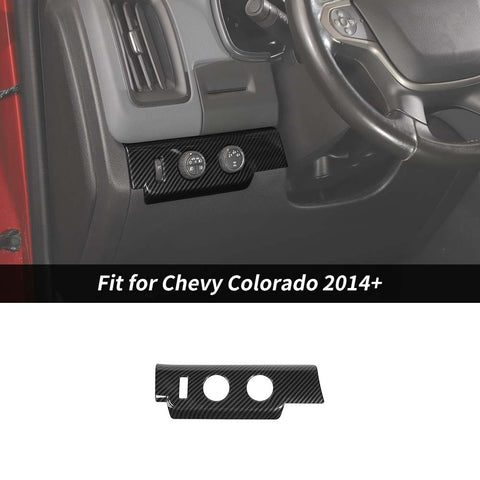 Headlight Switch Panel Bezel Cover Trim For Chevy Colorado 2014+ Accessories | CheroCar