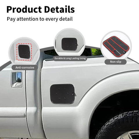 For 2008-2016 Ford F250/F350/F450/F550 Gas Cap Fuel Door Gas Tank Cover Trim