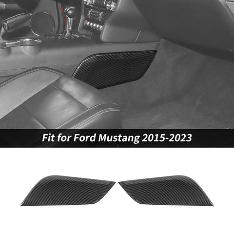 For 2015-2023 Ford Mustang Gear Shift Box Side Panel Cover Trim Bezel