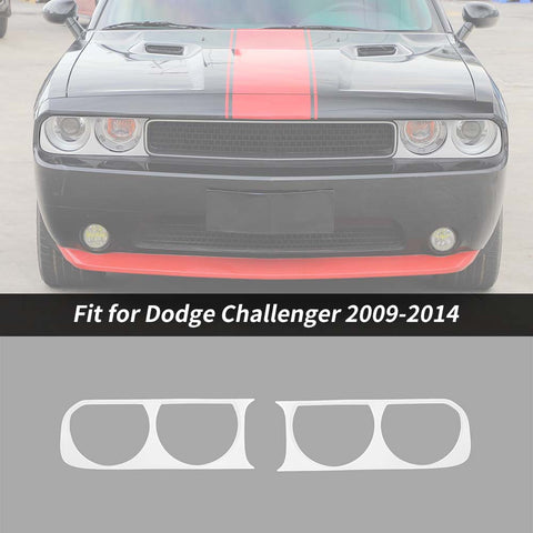 Front Headlight Lamp Cover Trim for Dodge Challenger 2009-2014 Accessories｜CheroCar