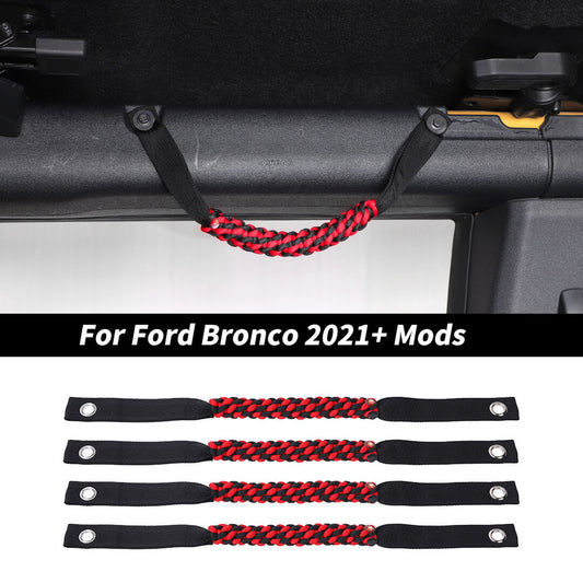 For 2021+ Ford Bronco Top Roll Bar Grab Handle Accessories