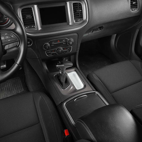 Gear Shift Storage Compartment Decor Cover For Dodge Charger 2015+ Accessories | CheroCar