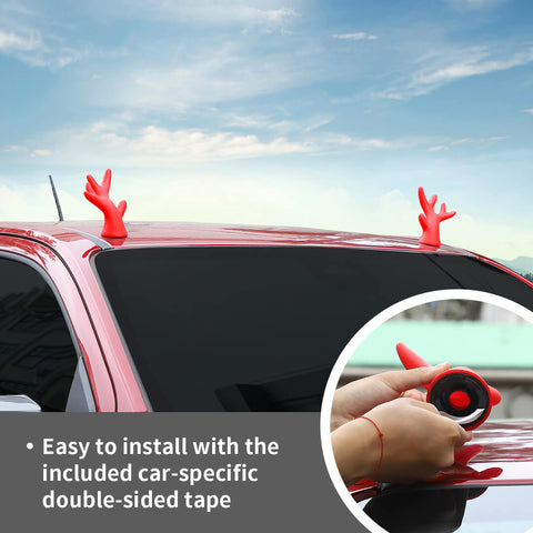 For Universal Car Exterior Car Top Cute Sticker Decor Accessories (2 pcs)