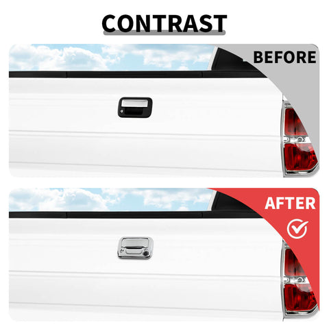 For 2004-2014 Ford F150/F250/F350/F450/F550 Tailgate Handle Cover Plastic Door Handle Shell Trim Cover