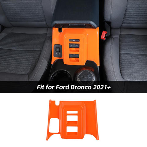 Window Switch Button Panel Cover Trim Frame For Ford Bronco 2021+ 4-Door Accessories | CheroCar