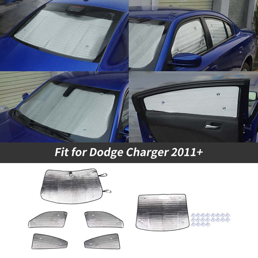 Sunshade Side Window Sun Shade Sunscreen Heat Insulation Sun Visor For Dodge Charger 2011+ Accessories | CheroCar