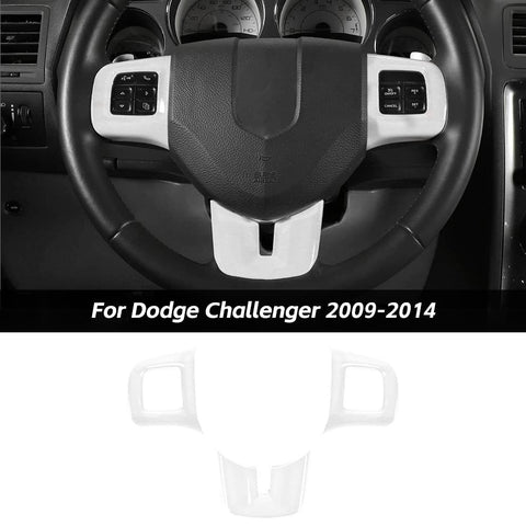 Steering Wheel Decor Cover Trim For Dodge Challenger & Charger & Durango & Dart 2009-2014 & Journey 2013+｜CheroCar