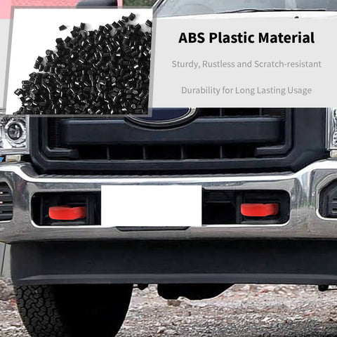 For 2008-2016 Ford F250/F350/F450/F550 Front Bumper Tow Hook Trailer Cover Trim