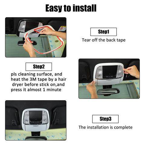 For 2011+ Dodge Charger/Durango/300C Front Reading Light Cover Lamp Trim Bezel