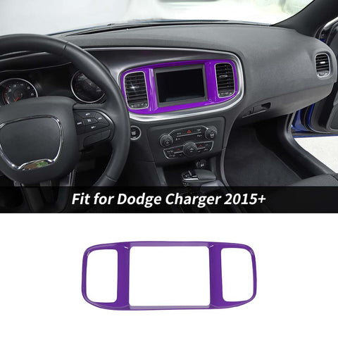 Console Navigation GPS Panel Decor Cover Trim for Dodge Charger 2015+ Accessories | CheroCar