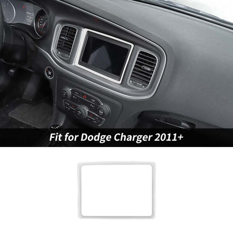 GPS Navigation Screen Frame Trim Bezels For Dodge Charger 2011+ Accessories | CheroCar