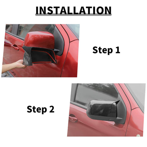 For 214-2022 Chevy Colorado/GMC-CANYON Side Rearview Mirror Cover Cap Trim