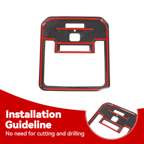 For 2024+ 4Runner Front Top Reading Light Bezel Trim Cover Accessories